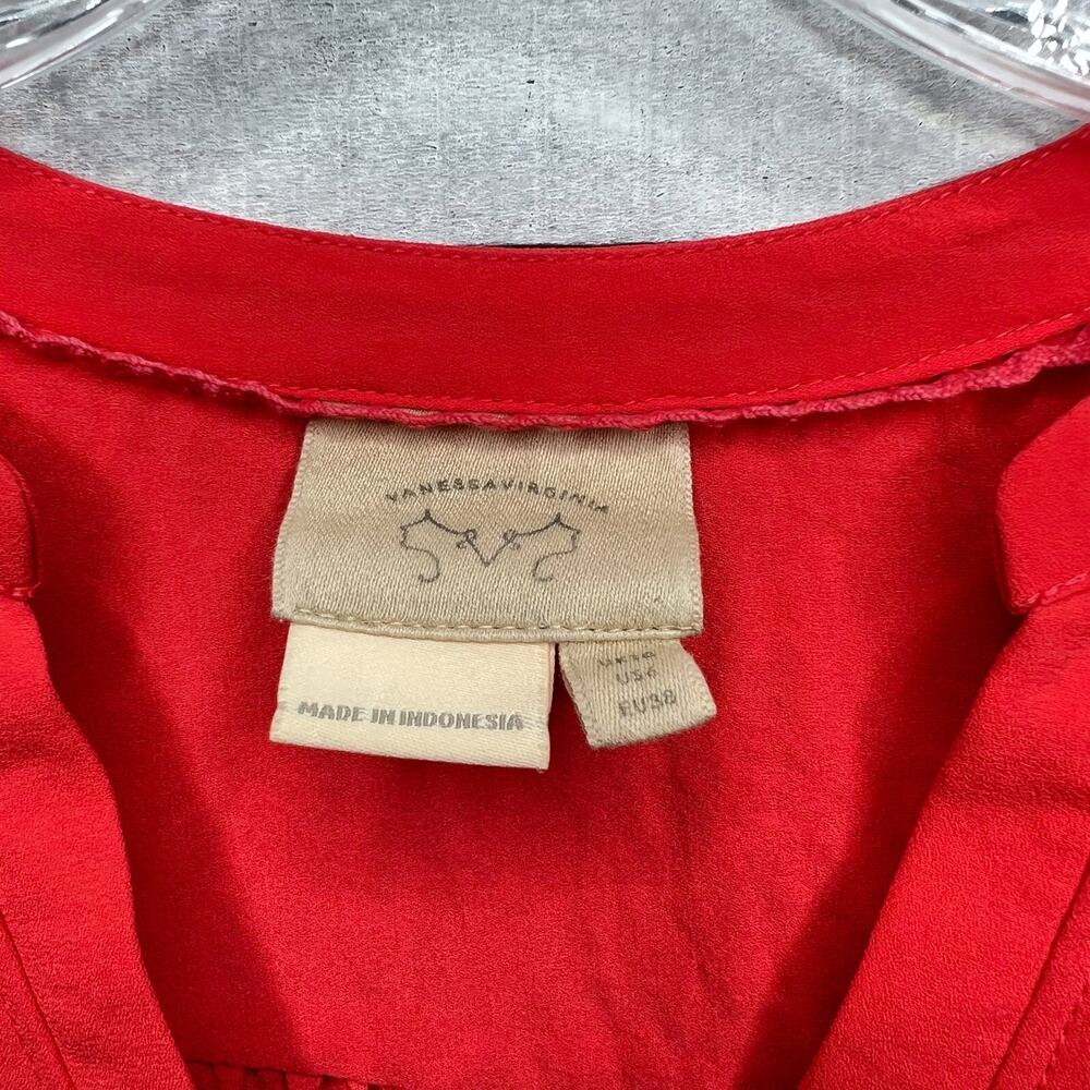 Anthropologie Red Blouse - Picture 3 of 5